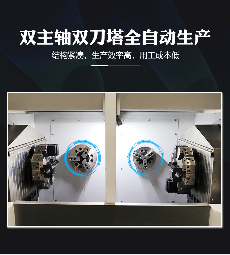 TS-L200双子星双主轴自动数控车床(图2)